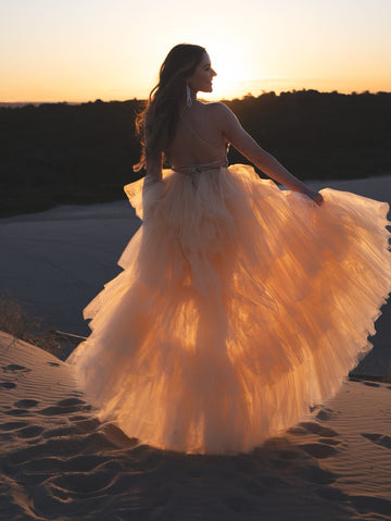 The Buttermilk Tulle Skirt - Hire - Amy Taylor Collection